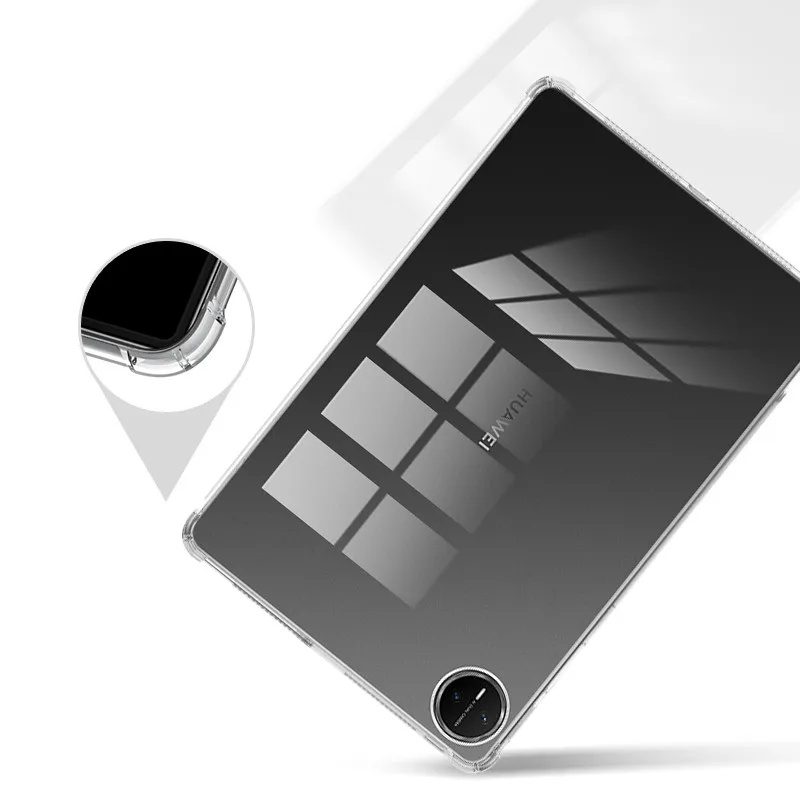 Shockproof Clear TPU Tablet Protective Back Cover