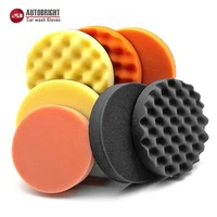 AUTOBRIGHT 5 "6" inch Car Polisher Pad Professional Polishing Machine Sponge Fast Detailing Wash Wax Mirror Waxing Clean Foam 1