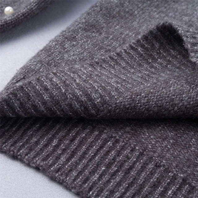 Trendy Women's Long Sleeve Knitted Sweater Blouse for Winter Fashion - Image 3