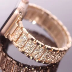 Elegant Metal Bracelet for Women - Chic Fashion Watch Band Strap (Rose gold)