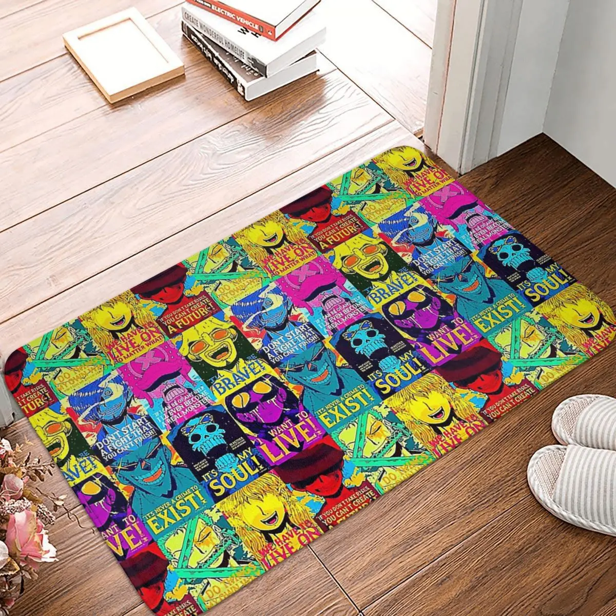 

Greatest Nine Doormat Rug Carpet Mat Footpad Polyester Anti-slip Sand Scraping Entrance Kitchen Bedroom Balcony Toilet