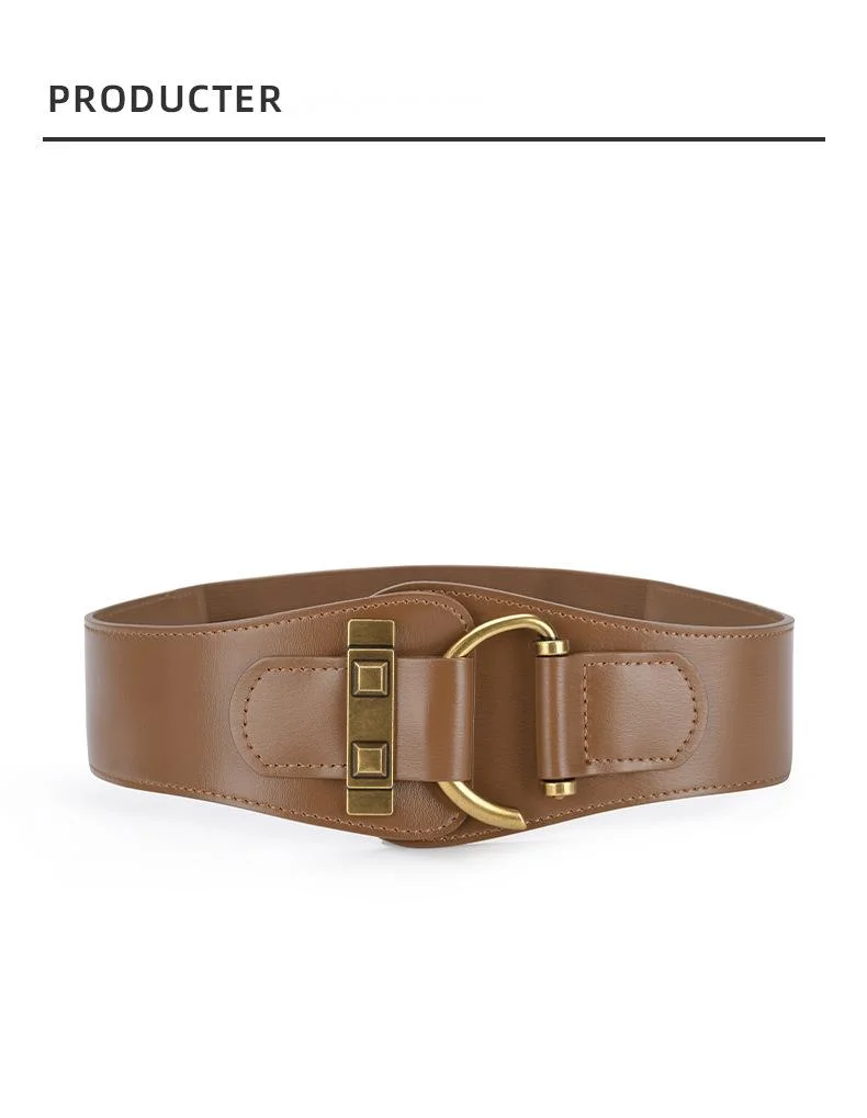 New Popular Retro Style Belt with Waistband and Elastic Waistband for Women with Elastic Waistband and Coat Down Belt_voghion.com
