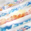 200cm/roll, INS cloud themed PET tape, scrapbook, phone case, notebook, water cup decoration Scrapbook sticker Stationery tapes 1