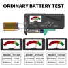 MASTFUYI FY613 Battery Tester Button Cell Battery 1.5V/9V/AAA/AA/C/D Batteries Universal Household Battery Tester Colour Coded 6