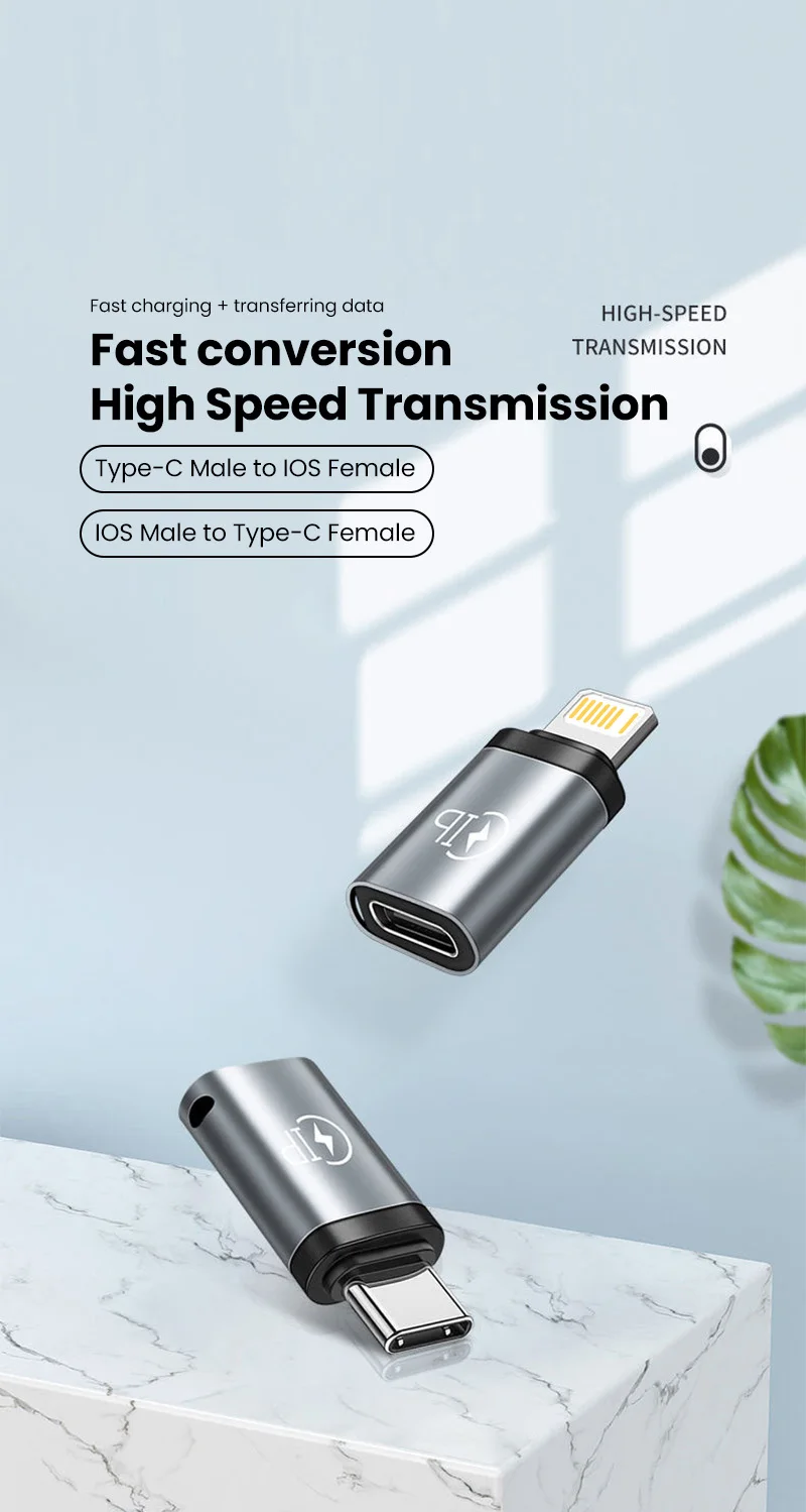 Olaf 20W Lightning Female To USB C Male Charger Adapter For iPhone 15 Huawei Xiaomi Samsung IOS To Type C Adaptador