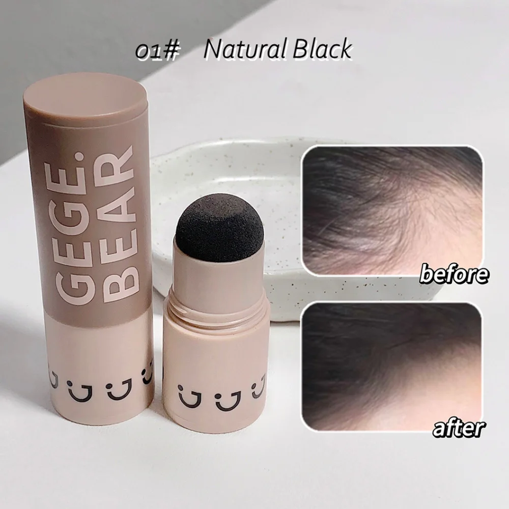 Gege Bear Waterproof Hair Shadow Powder Women Men Hair Concealer Natural Cove Hairline Shadow Stick