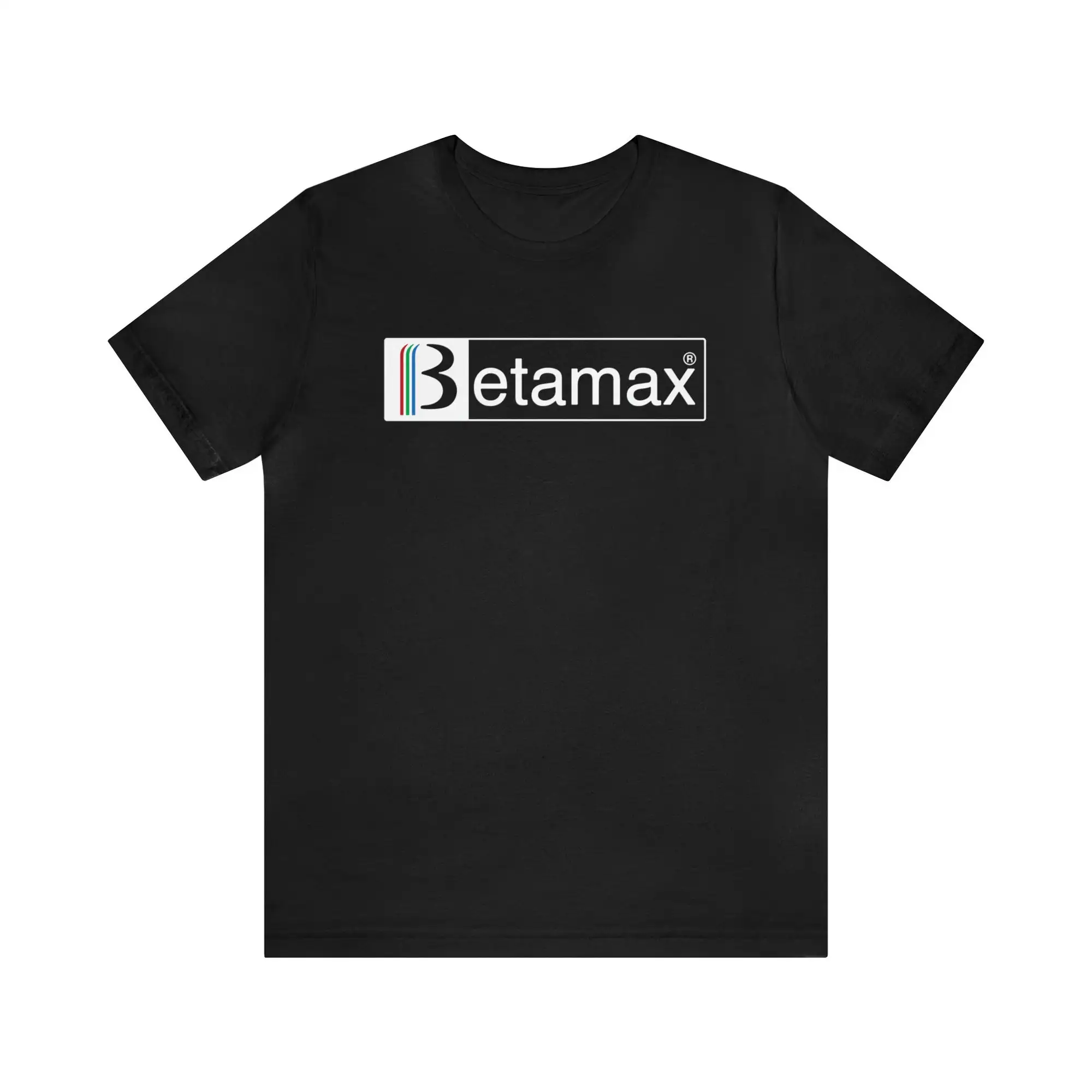 Maglietta Con Logo Betamax Retro Vintage Nostalgia Classic Old School Maniche Lunghe O Corte