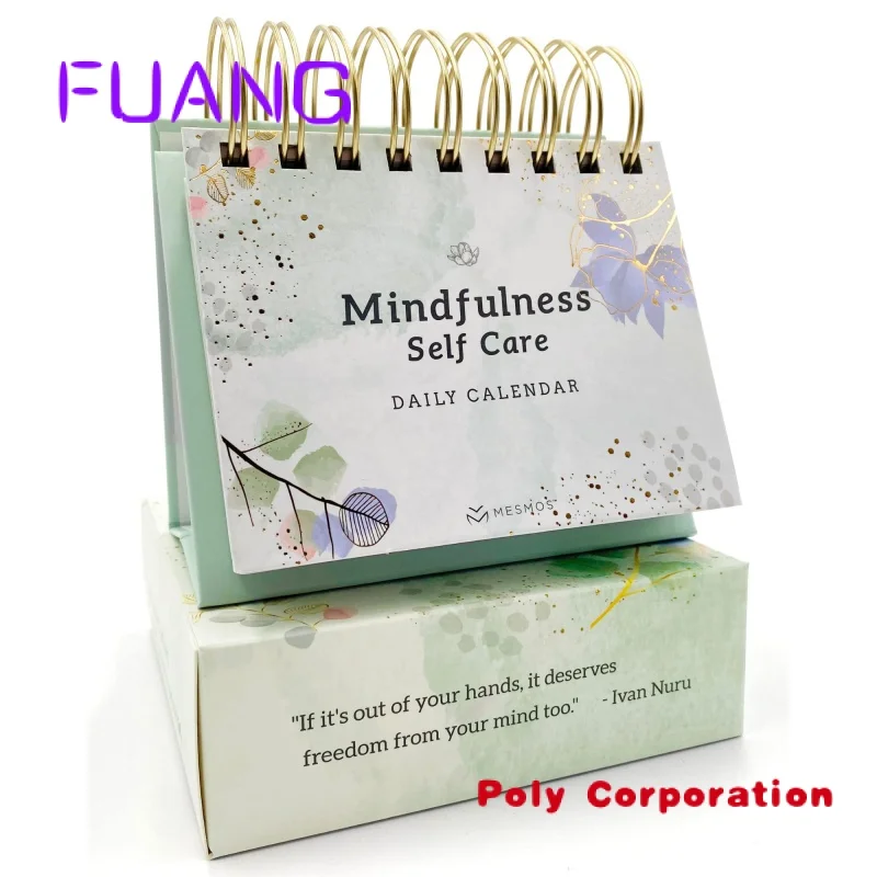 Daily Flip Calendar With Inspirational Quotes - Perpetual Motivational Desk Calendar With Easel Stand