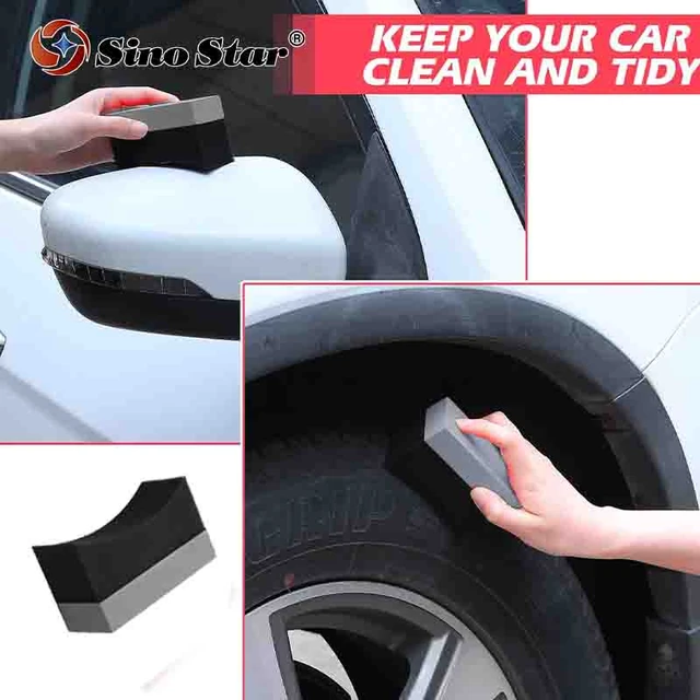 1Pc tire contour applicator Car Wheel Polishing Waxing Sponge Brush Washing  Cleaning Tire Contour Applicator Pads car products - AliExpress