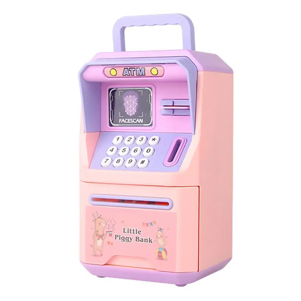 ATM Saver Cute Electronic Piggy Bank Money Saving Pot Built-in Music Save Money Cartoon Coin Bank 6