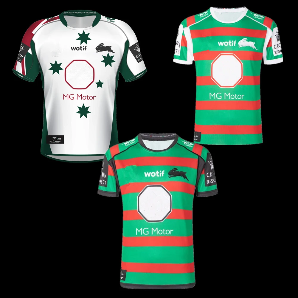 Australia 2022 2023 South Sydney Rabbitohs ANZAC Rugby Jersey Singlet