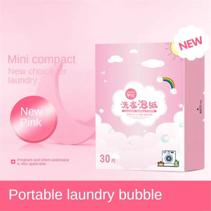Laundry Foam Paper Strong And Deep Domestic Strong Decontamination Stain-resistant Bed Sheet Anti-color Washing Accessories