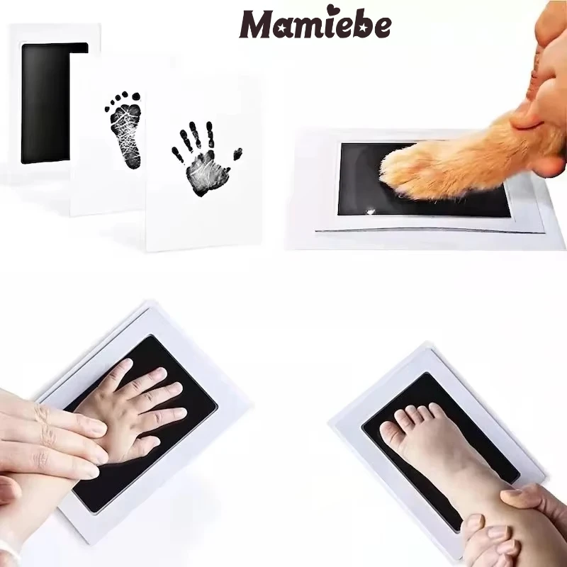 Non-Toxic Baby Handprint Kit: Capture Newborn Footprints & Handprints - Perfect for Baby Souvenirs and Gifts Baby Handprint