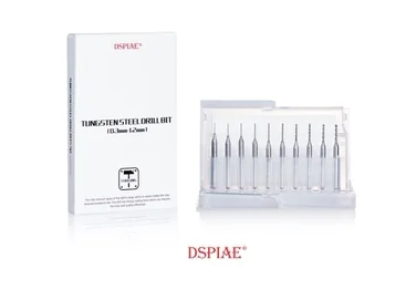 DSPIAE AT-VHDS 건담 군용 모델 취미 DIY용 10개 텅스텐 강철 비트가 포함된 범용 정밀 알루미늄 핸드 드릴 세트
