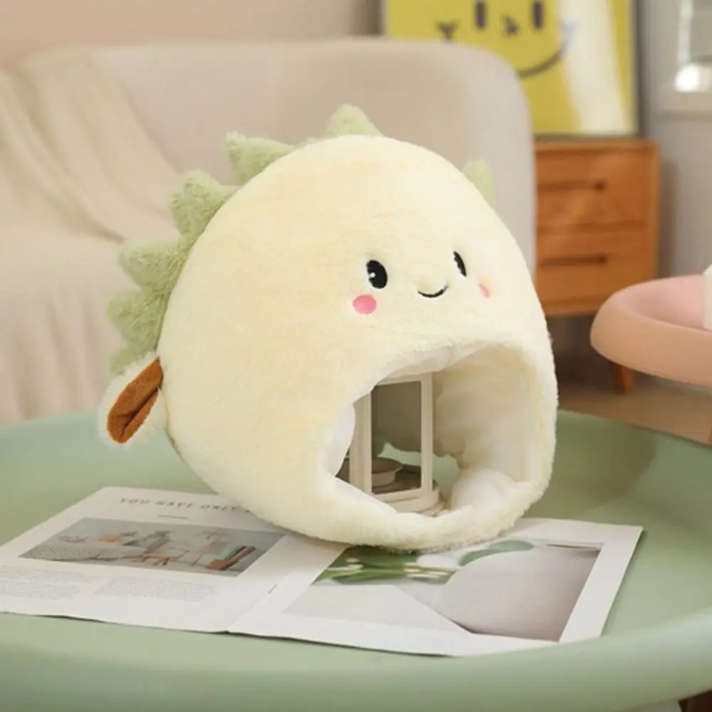 Cute Stuffed Doll Plush Durian Hat Warm Thick Plush Hat Toys Soft Collection Durian Cap Car Decor
