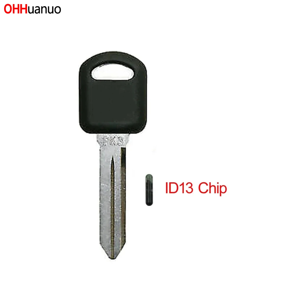 Car Remote Key Car Key Transponder Chip Transponder PK3 Key Ignition Uncut Blade with id13 chip For GM For Chevy Buick Mini Van