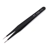 Antistatic Black Manicure Tool Acrylic Gel Nail Art Rhinestones Sequins Paillette Picking Nipper Tweezers HOT 4