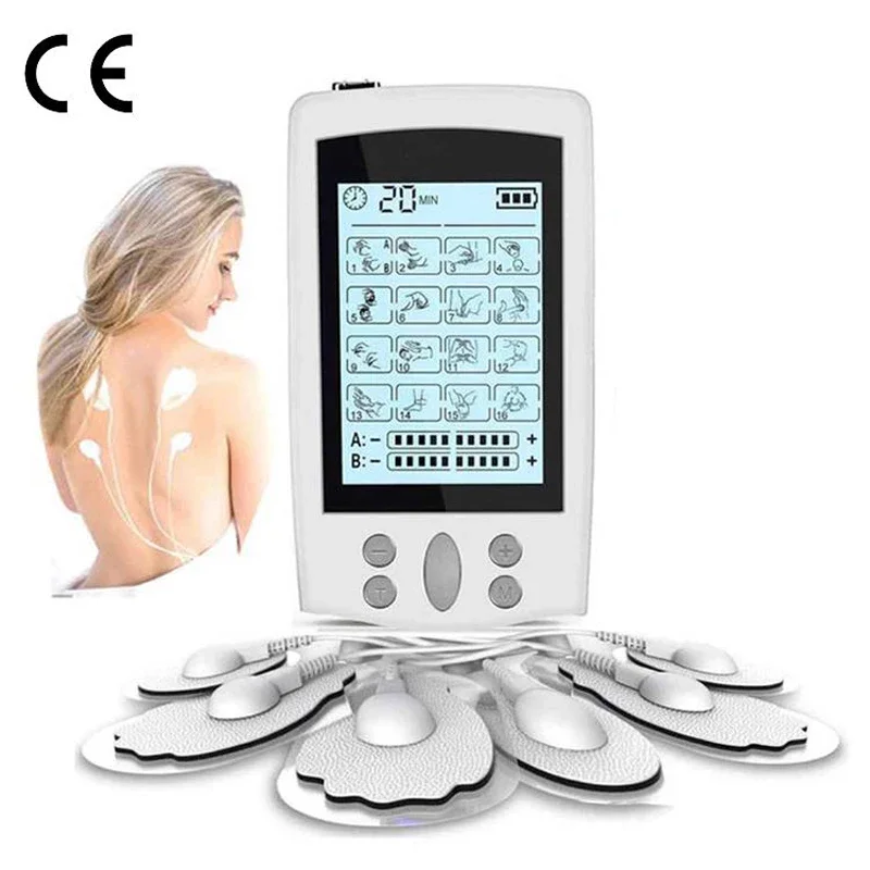 Tense Massager Machine Pain Relief Pulse Body Massage Instrument EMS Muscle Stimulator Electroptimulador for Back and Neck tens body muscle stimulator back pulse acupuncture therapy massager electroestimulador fisioterapia pain relief jr309 slimming