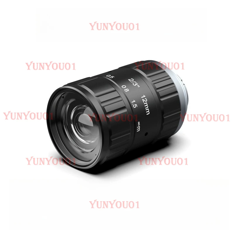 산업용 카메라 렌즈 1000만 화소 2/3인치 C-마운트 초점 거리 8/12/16/25/35/50/75mm