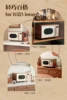 ZK frequency conversion flat microwave oven household small taste small retro microwave ovens 4