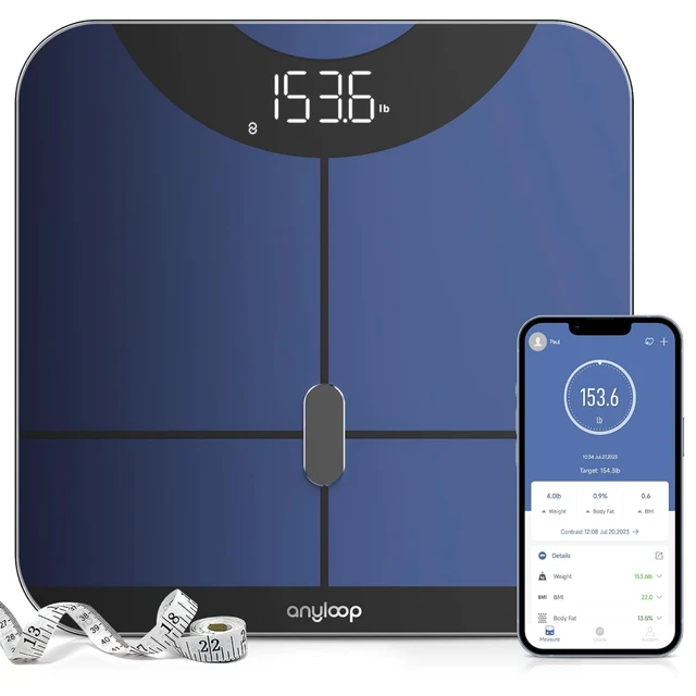 Digital LED Body Scale - Bluetooth - Sharper Image