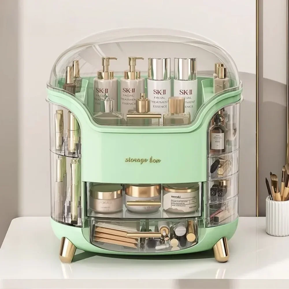 Multi Functional Makeup Storage Box Multi-Layer Desktop Transparent Dustproof Dressing Boxes Large Capacity Acrylic With Drawers makeup organizer makeup storage box cosmetic storage box