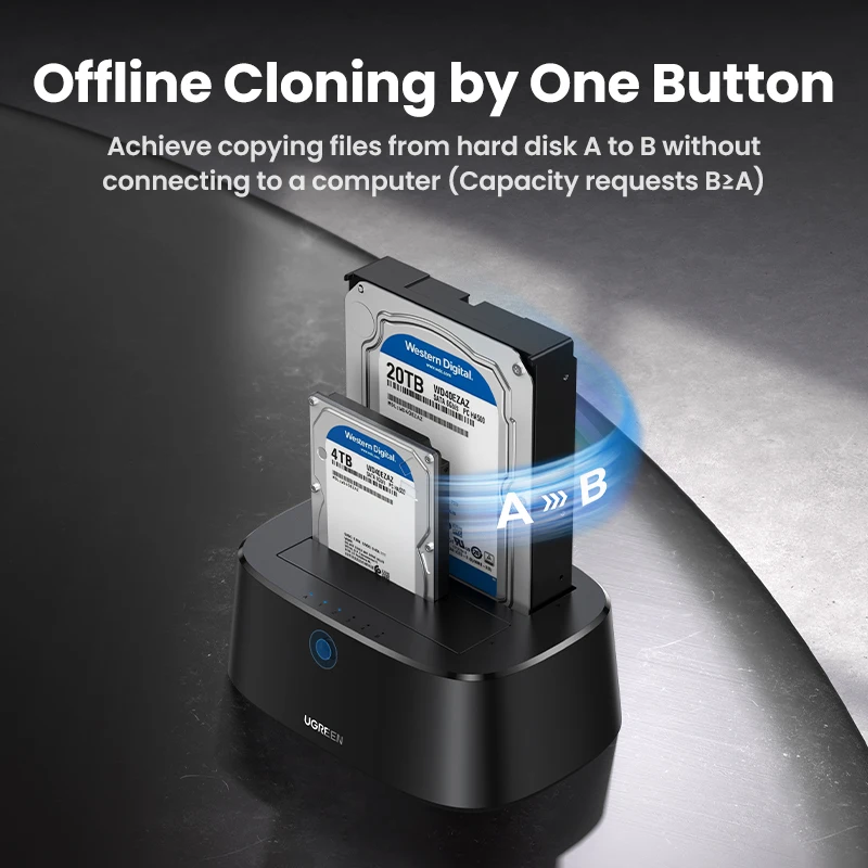 UGREEN HDD Docking Station SATA to USB Adapter for SSD