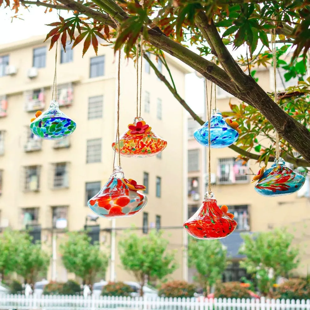 Glass Hummingbird Feeder 3
