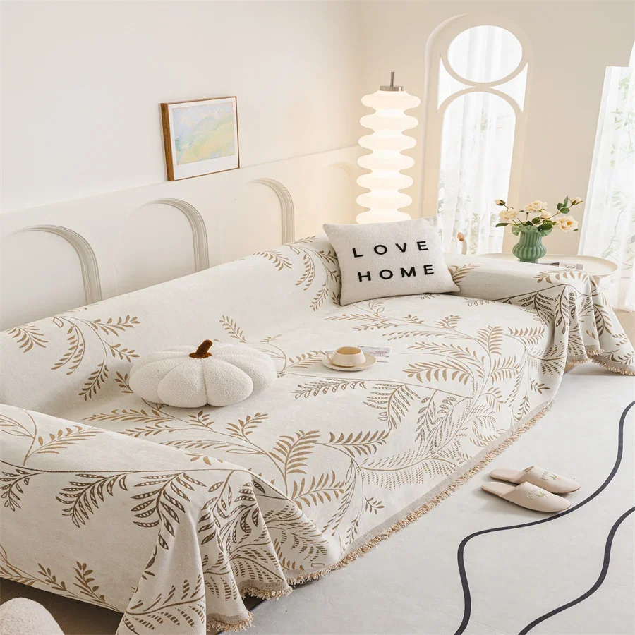 Woven Cotton Sofa Cover Blanket Sofa Towel for Living Room Furniture Dapestry Couch Coverecor T 4