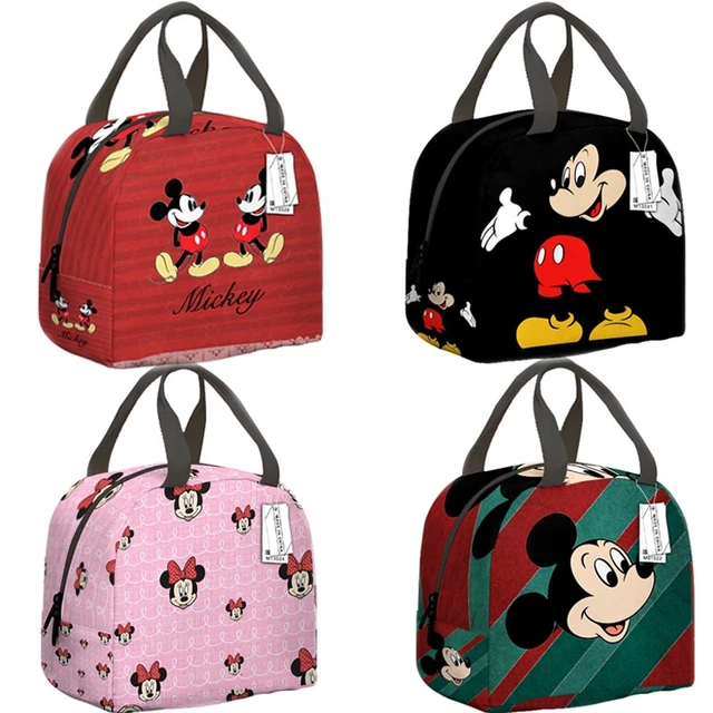 Disney Mickey Mouse Lunch Bag Cartoon Minnie Mouse Large Capacity