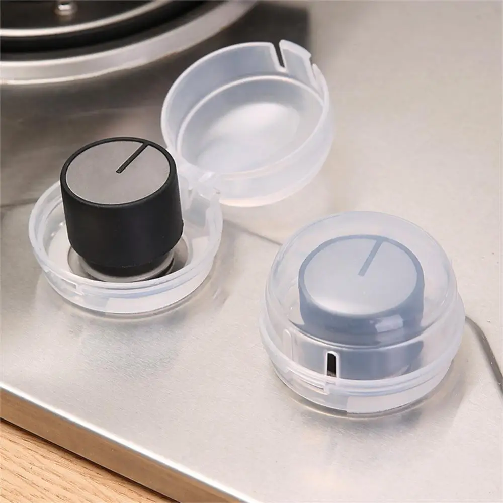 Cooker Cover Oil-proof Control Switch For Kitchen Oven Knob Cover Gas Stove Protector Universal Non-stick Transparent