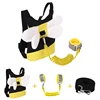 3In1 Baby Harness Anti Lost Wrist Link+Toddlers Leash Backpack Walking Safty Child Kids Wristband Assistant Strap Belt Butterfly 1
