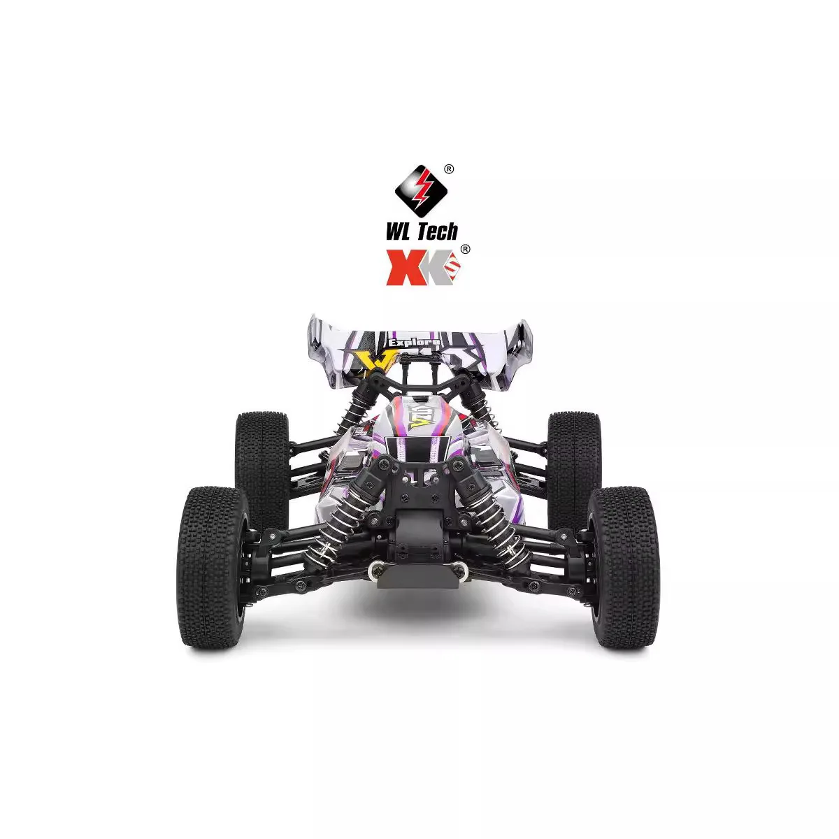 Skymaker WLtoys RC Car 1/14 144016 2.4G Racing 35KM/H 390 Motor 4WD Electric High Speed Car Off-Road Drift Remote Control Toys 5