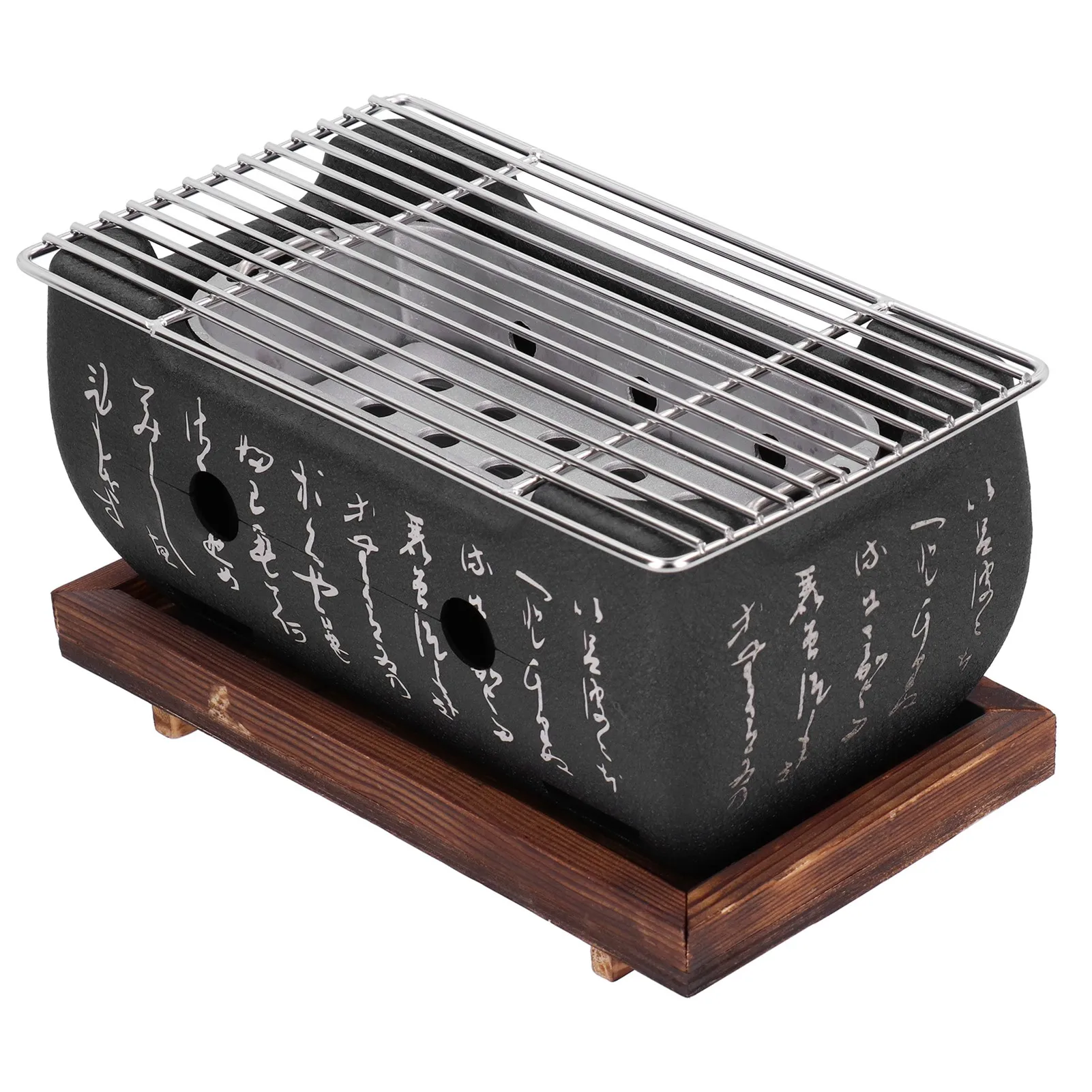 Portable BBQ Grill Japanese Barbecue Grill Mini Household Aluminium Alloy Charcoal Barbecue Stove Oven Accessories barbecue grill barbecue stove barbecue charcoal stove