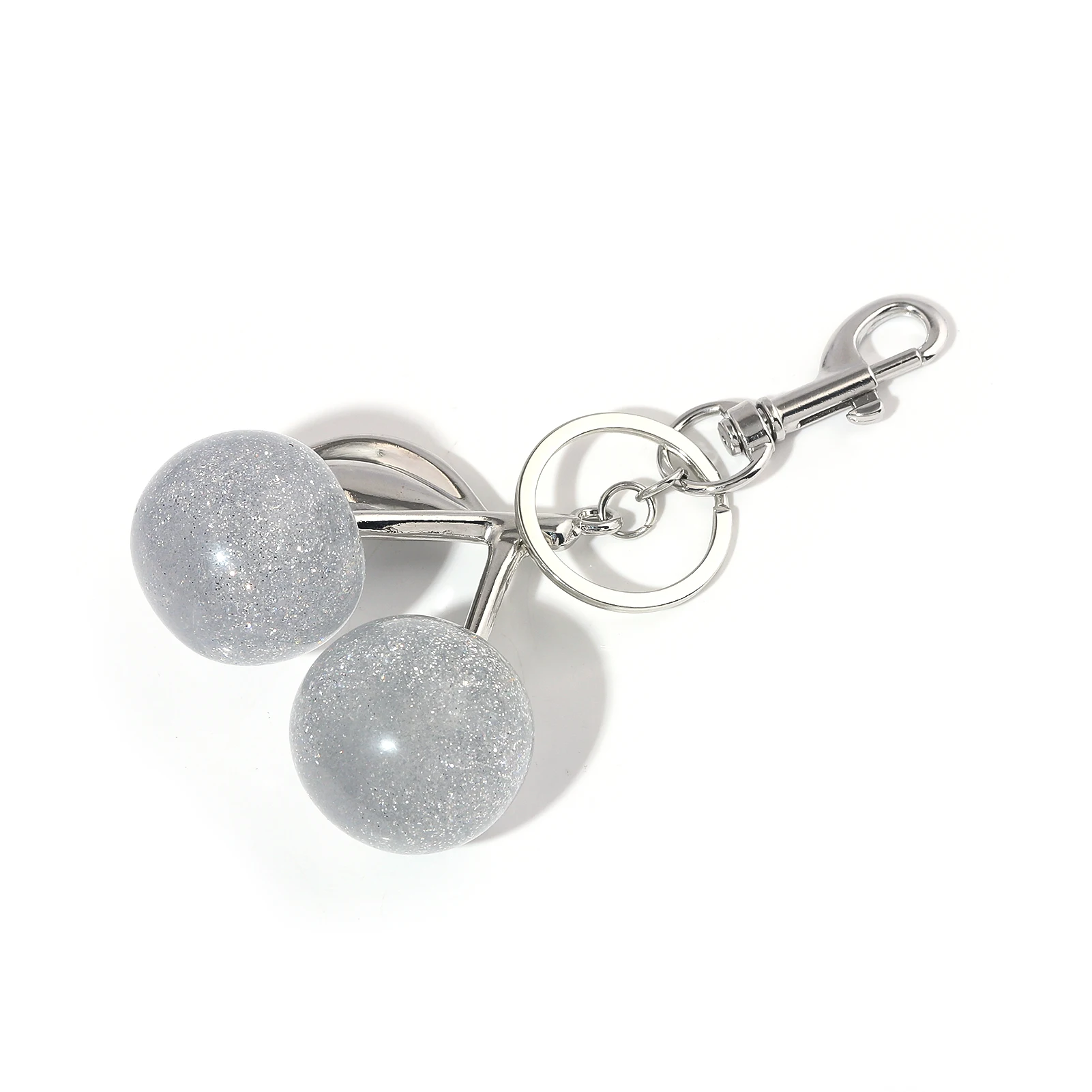 Damenmode Taschenanhänger Köstliche rote Kirsche Schlüsselanhänger Sommerfrüchte Charm Schlüsselanhänger für Mädchen Männer Schmuck Tasche Zubehör Geschenk – Detail 4