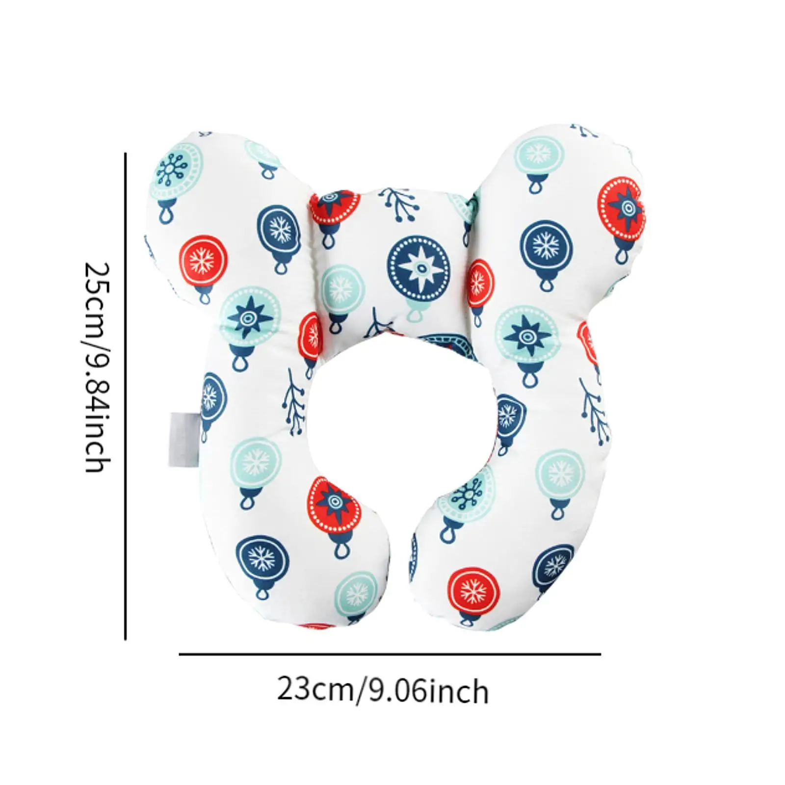 Baby Neck Pillow Ergonomic Headrest Soft Head and Neck Support Pillow for Pushchair Travel Car Seat Stroller 0-2 Years Old Baby