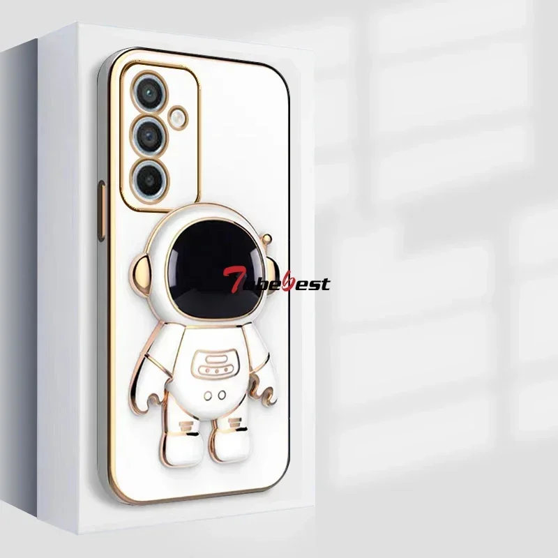 Astronaut Bracket Plating Phone Holder Case