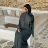 Ramadan Eid Kimono Jalabiya Luxury Dubai Abaya Women Muslim Dress Turkey Kaftan Islam Clothing Caftan Marocain Femme Robe Gown