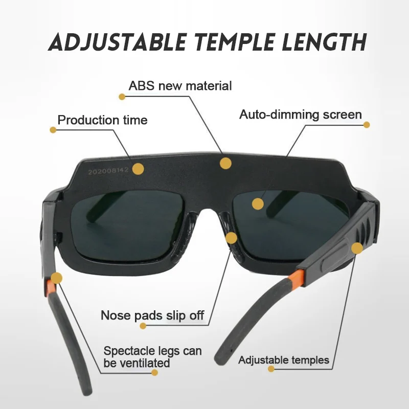 Automatic Dimming Welding Glasses Argon Arc Welding Solar Goggles Special Anti-glare Glasses for Welders