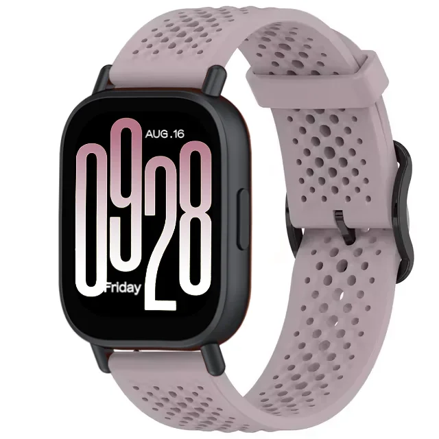 Breathable Sport Silicone Strap - 20mm/22mm, Universal Fit