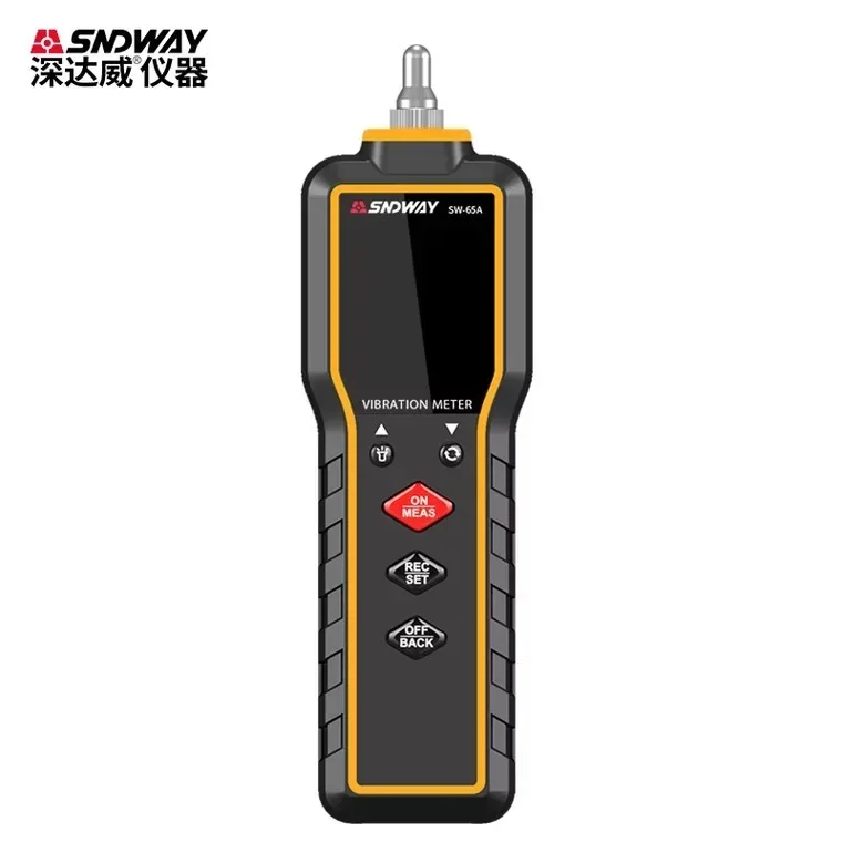 SNDWAY Handheld Vibration Meter Digital Vibration Measuring Tool Vibration Instrument SW-65A SW-63A 3