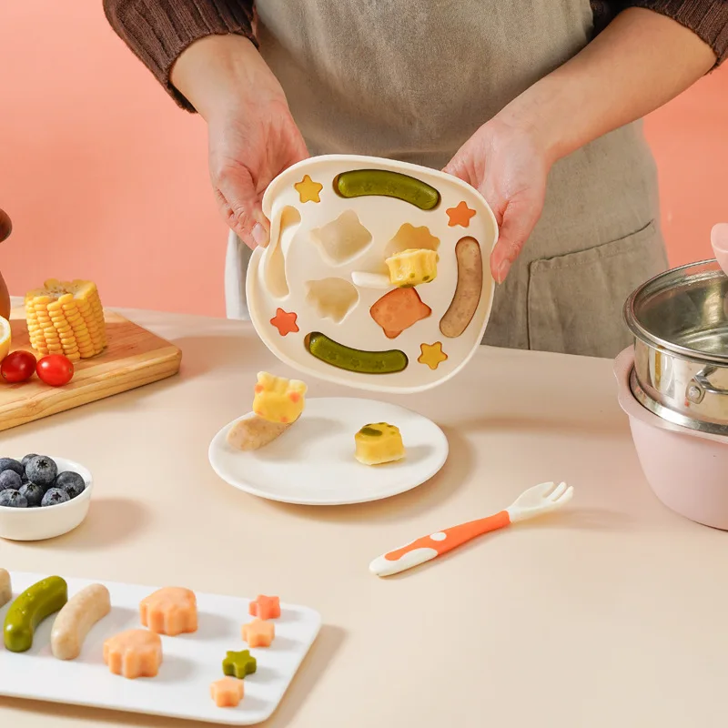 BabyRiceCakeMoldSiliconeCanBeSteamedandCookedAsa