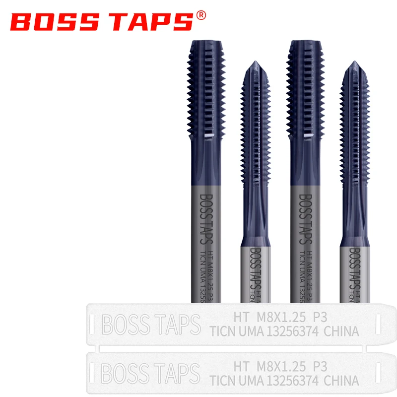 Carbide Tungsten Steel JIS Standard Straight Fluted Tap M2 M3 M4 M5 M6 M8 Machine Screw Thread Taps