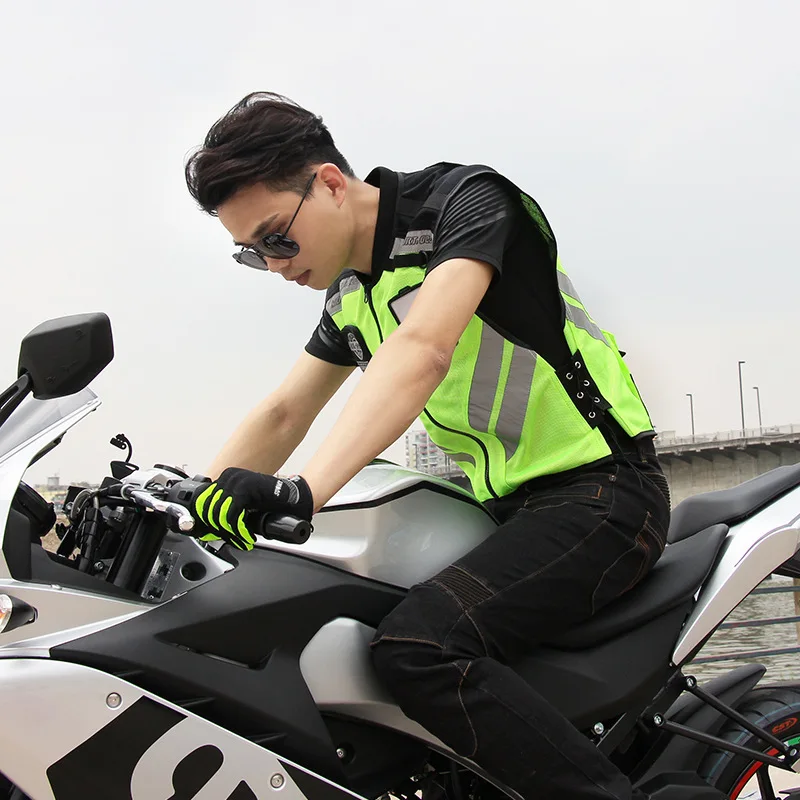 Motorcycle Night Wear Reflective Vest Motorcycle Travel Clothing Off-road Racing Clothing PRO-BIKER Genuine