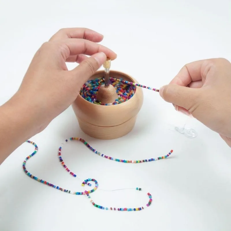 

Ручные деревянные бусины-Спиннеры, бусины, Быстрое приспособление, деревянный ремешок, прочный портативный ремешок для изготовления ювелирных изделий