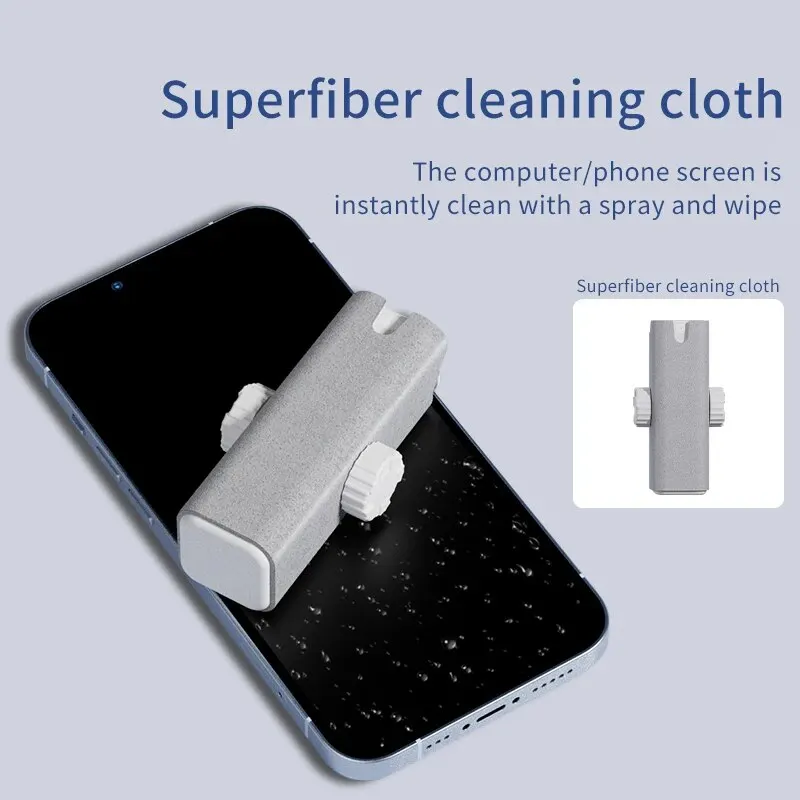Q5Y Portable All-in-one Glasses Phone Screen Multi-functional 5-in-1 Cleaning Kit Decompress Fidget Spinner 5