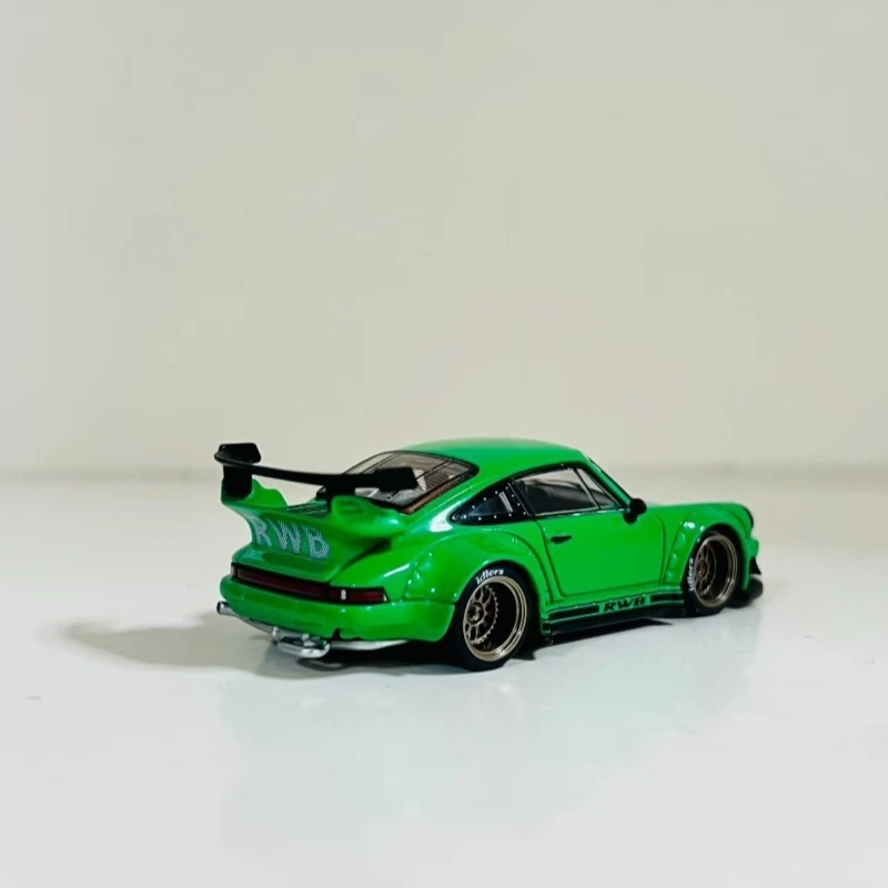 POPRACE 1/64 RWB 930 HEC 2026 전시회 한정판 신상품 컬렉션 에디션 합금 다이캐스팅 장난감 자동차 축제 선물