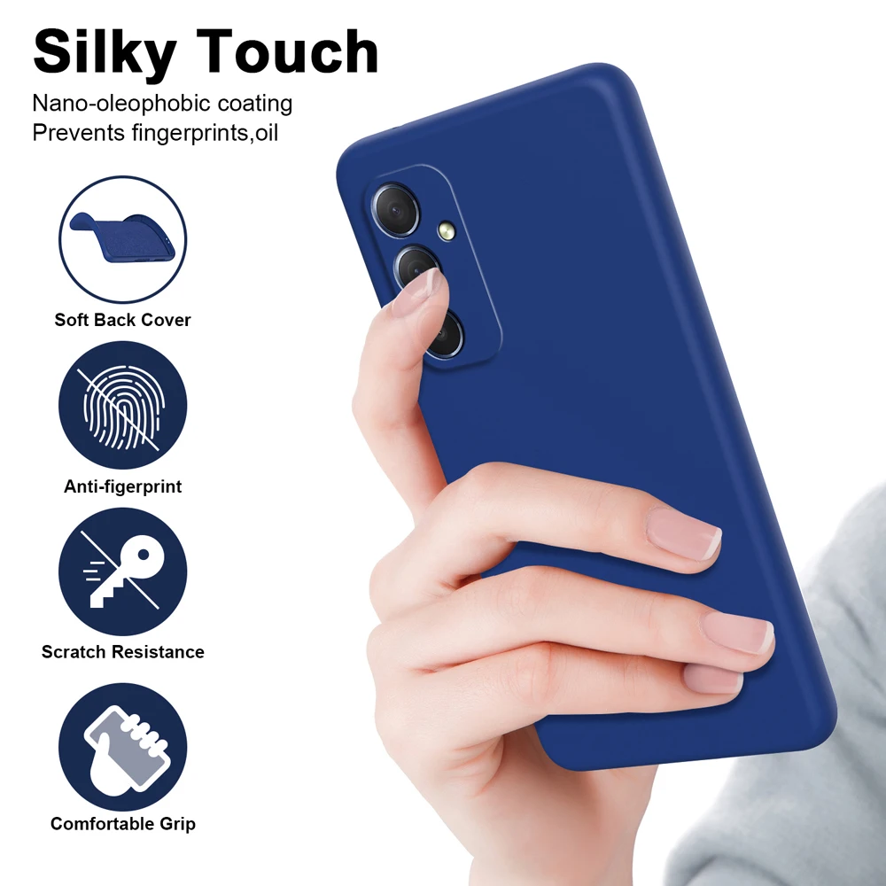 Luxury Liquid Silicone Phonr Case For Samsung Galaxy A16 A26 A36 A56 A06 A05 A05S A15 A25 A35 A55 5G Cover Cases — view 4