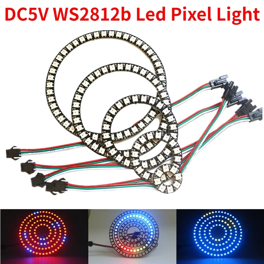 DC5V WS2812B RGB Led Pixel Ring Lamp Module
