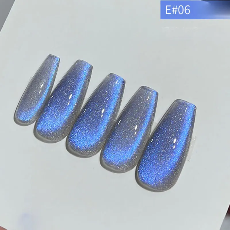 10ml Laser Cat Eye Magnetic Gel Nail Polish Diamond Glitter Cat Eye Gel Soak Off Semi Permanent Varnish UV LED Nail Varnish 5